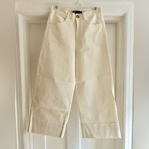 Zara Wide Leg Crop Pants